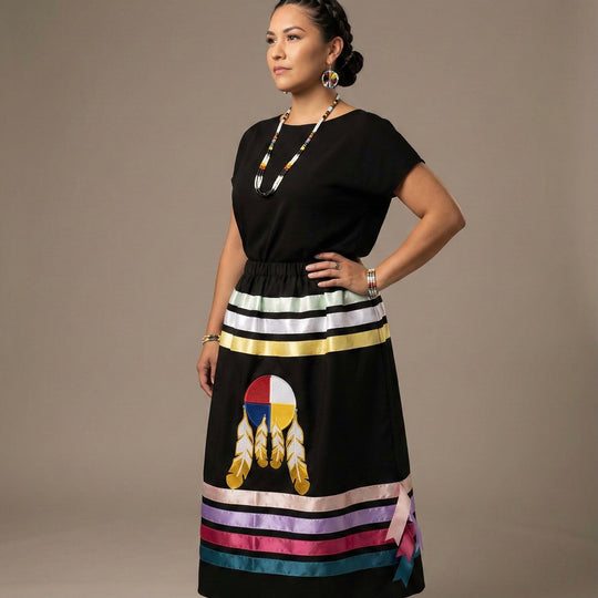 OLDTRIBES™ Four direction Ribbon Skirt