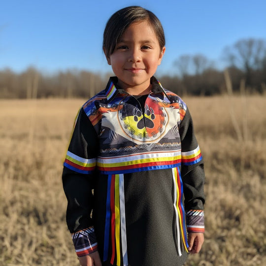 Bear paw Youth Ribbon shirt