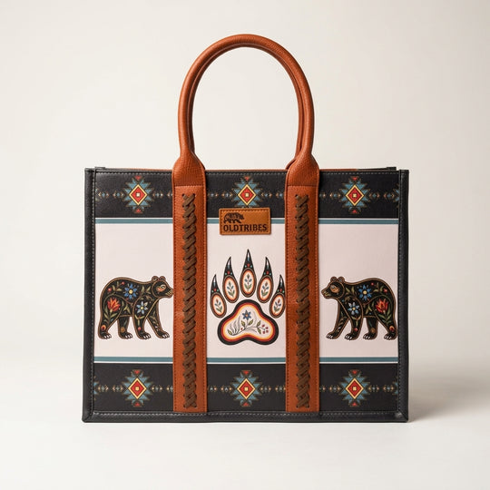 OLDTRIBES™  Leather Handbag (Bear Paw)
