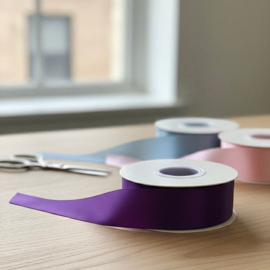 30 Meter Double Face Purple Ribbon Roll#285