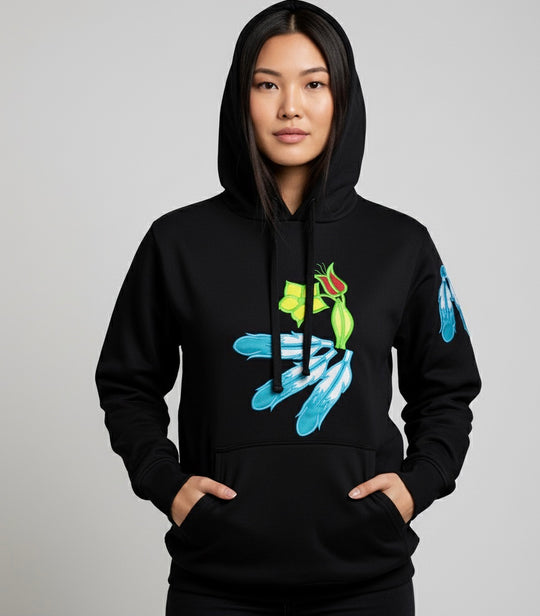 Embroidered Hoodies (Feather)