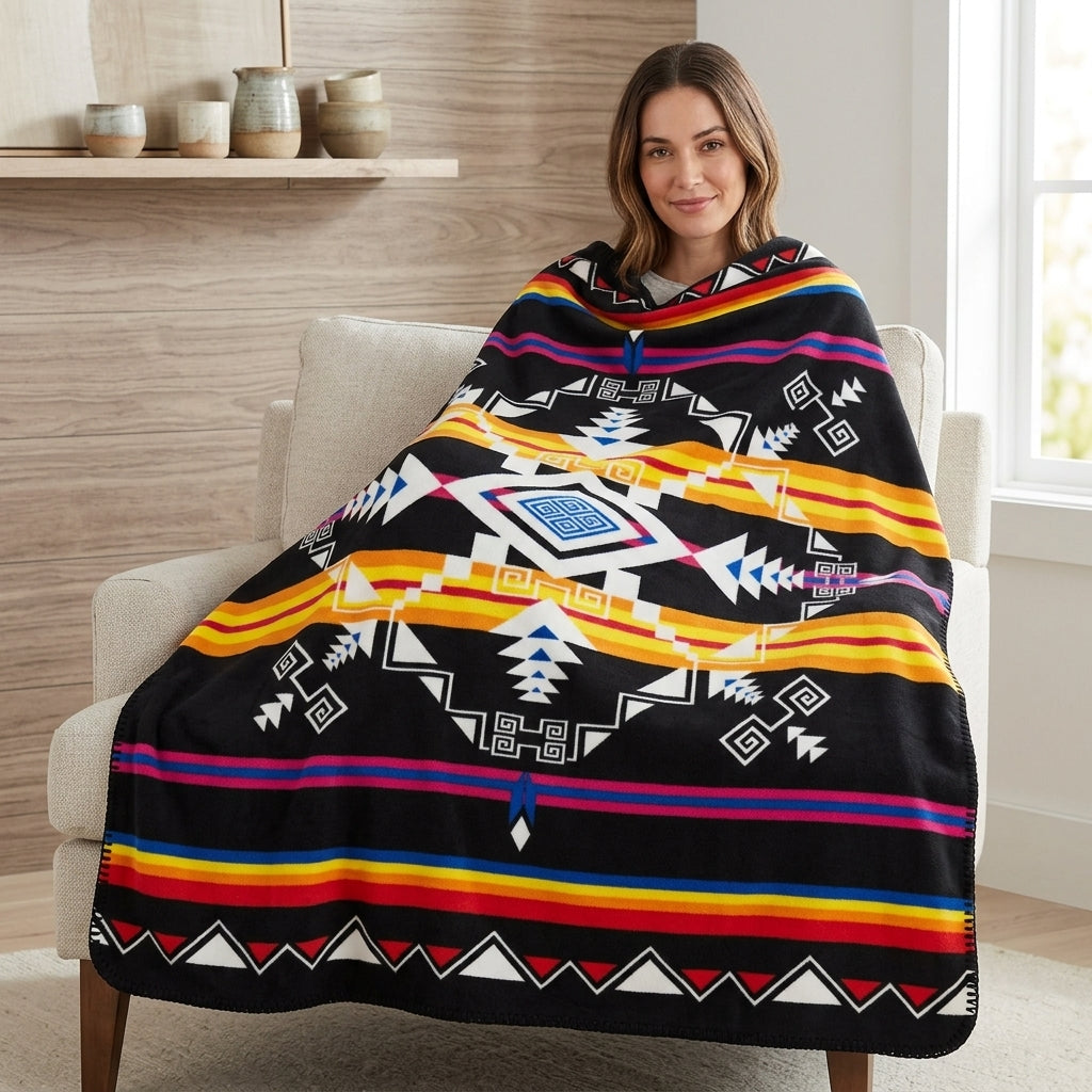 Black Fleece Blanket