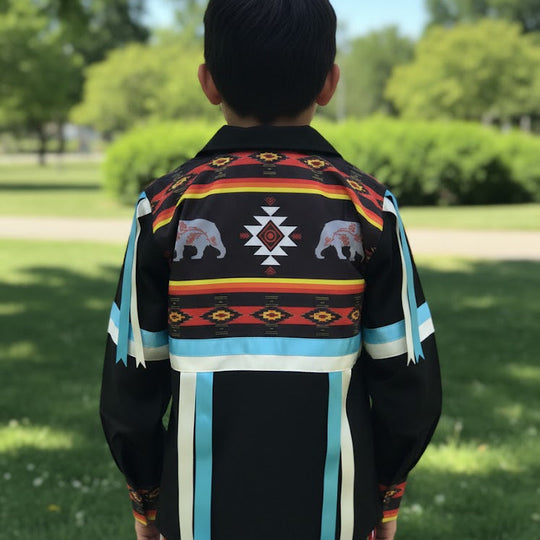 Bear Youth Ribbon shirt