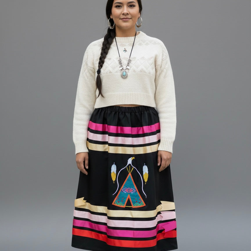 OLDTRIBES™ Shelter of Heritage Ribbon Skirt
