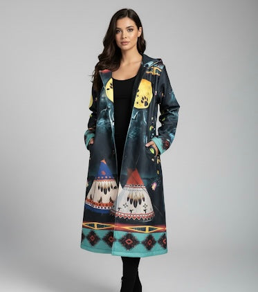 OLDTRIBES™ ETERNAL WOLF Long Coat