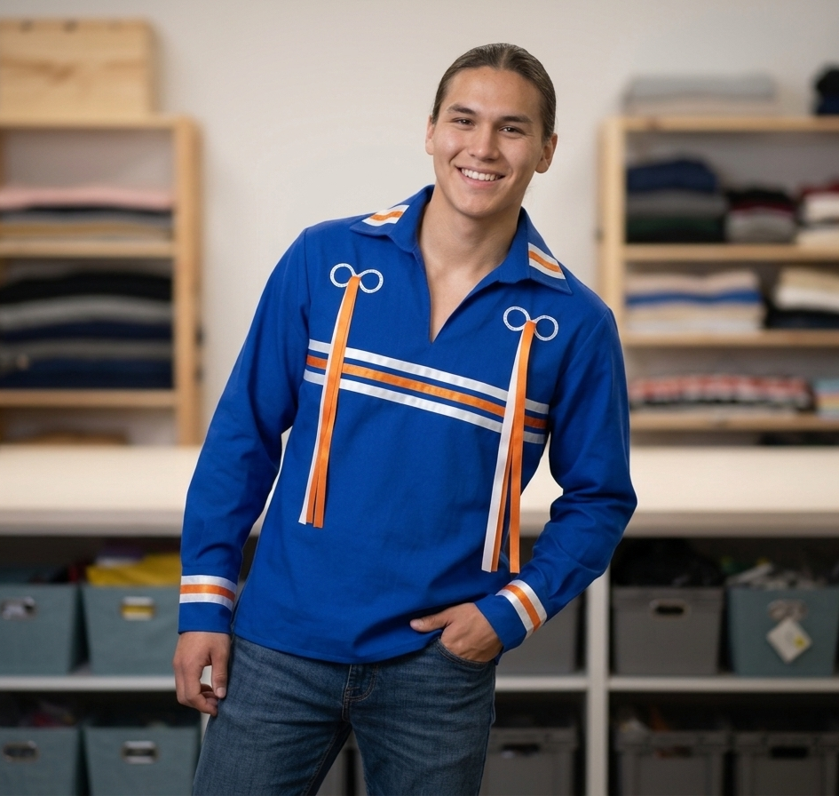 Blue Ribbon Shirt (Bow)