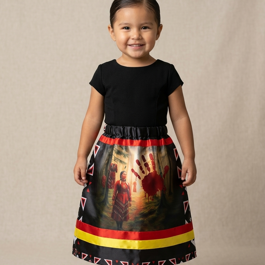 OLDTRIBES™ infants Mmiw Ribbon Skirt