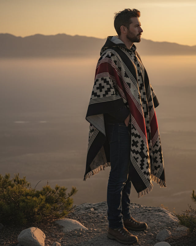 Symmetry HandMade Wool Poncho