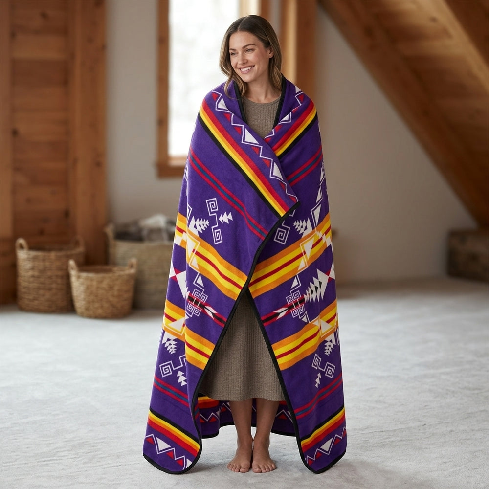Purple Fleece Blanket