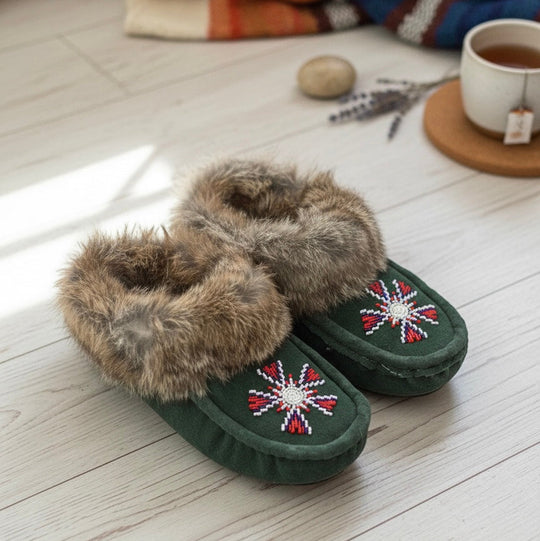 Moccasins Beaded (Size 7)