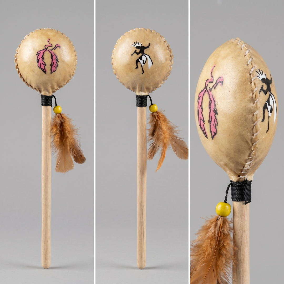 Handcrafted Ceremonial Rattle (11)