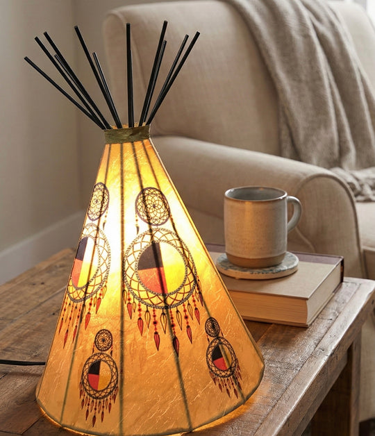 Dreamcatcher Teepee Lamp