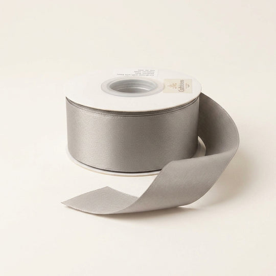 Satin Ribbon Double Face-Khaki 