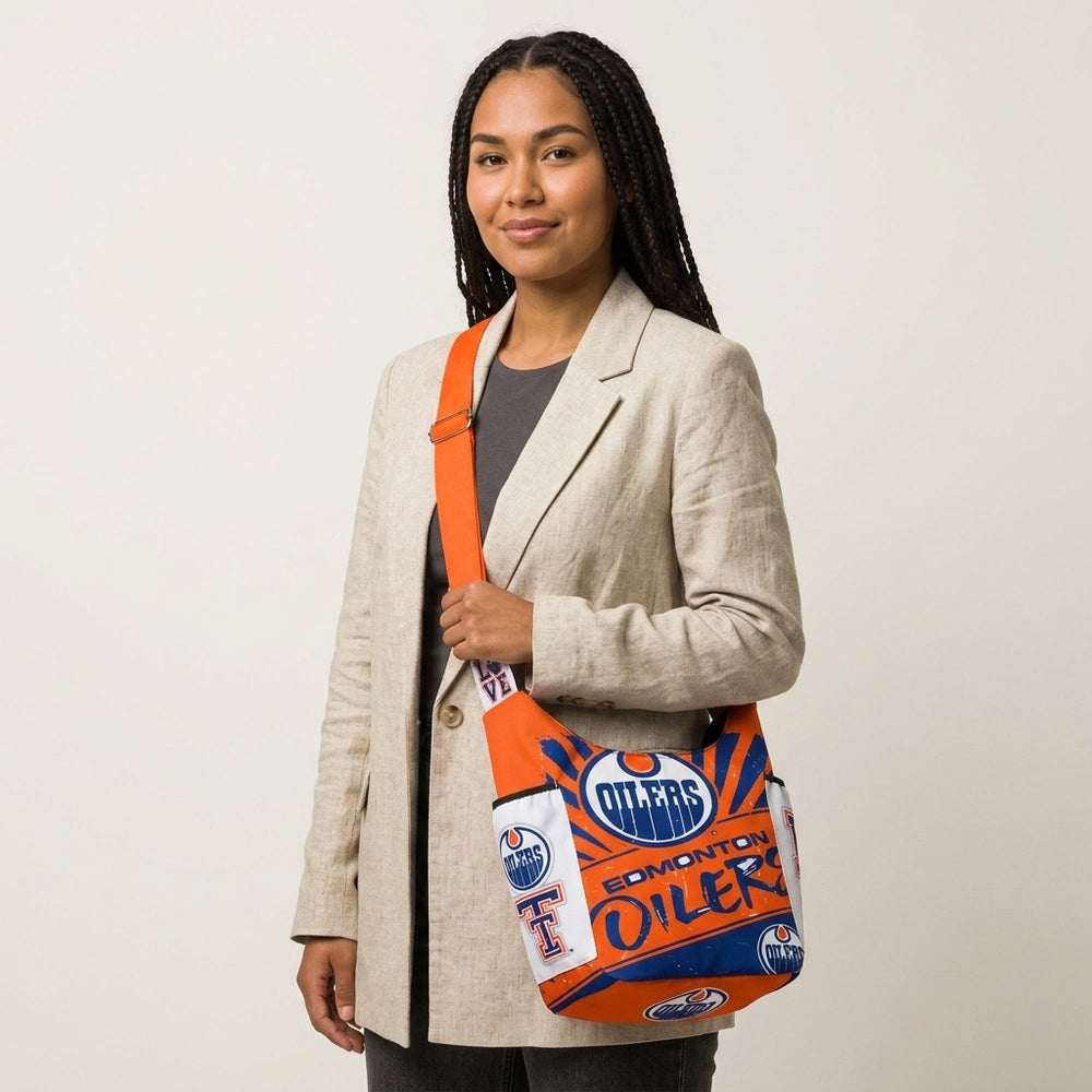 Blue Orange Oiler Crossbody Bag