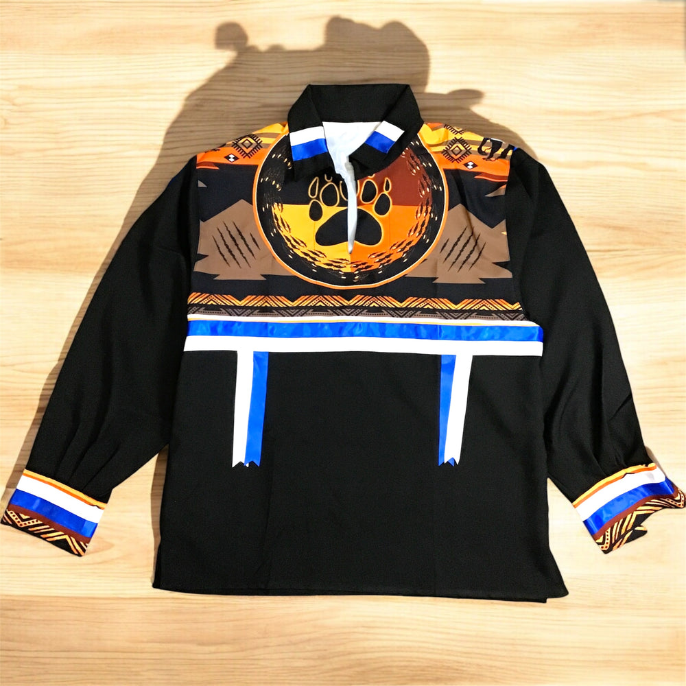 Blue and white Ribbon Shirt