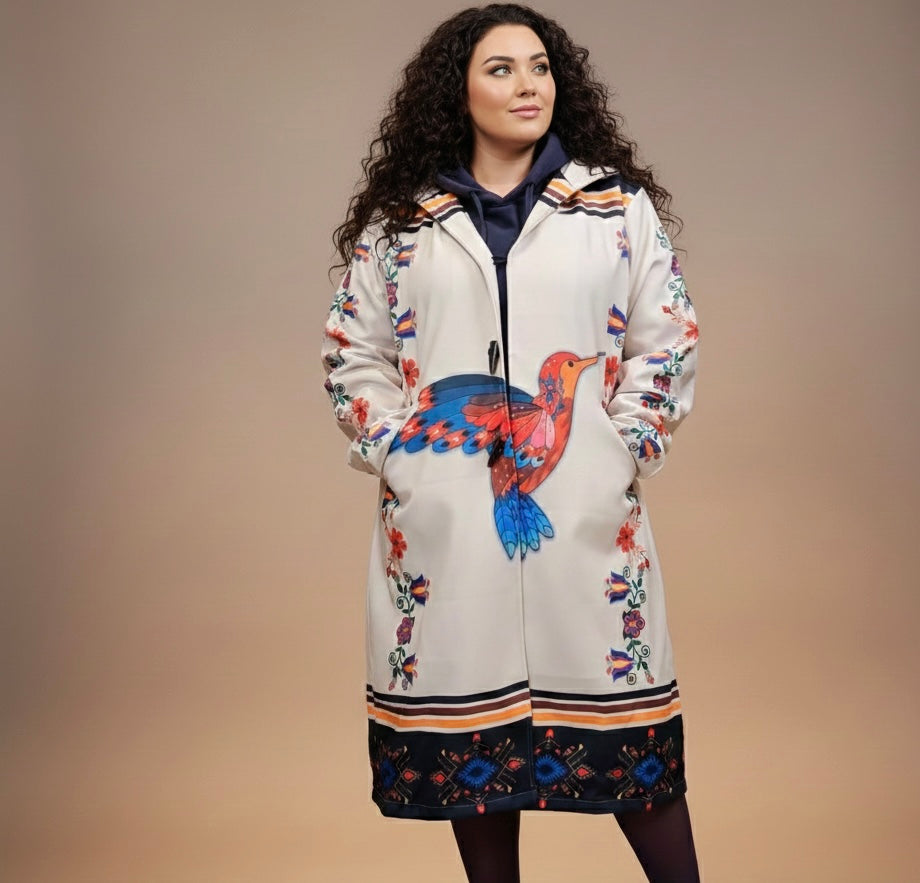 OLDTRIBES™ Aurora Hummingbird long coat