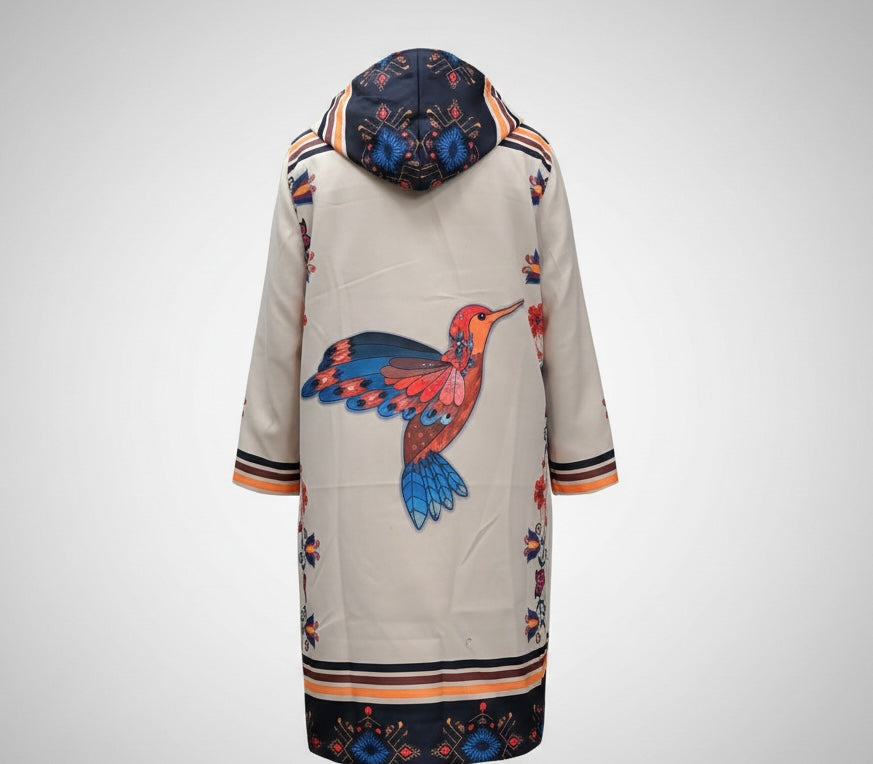 OLDTRIBES™ Aurora Hummingbird long coat