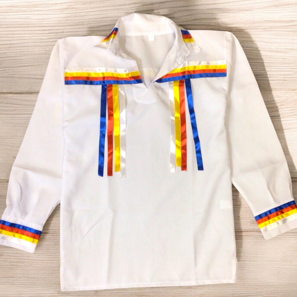 White Youth Ribbon shirt