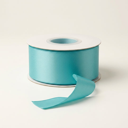 Satin Ribbon Double Face-Teal 