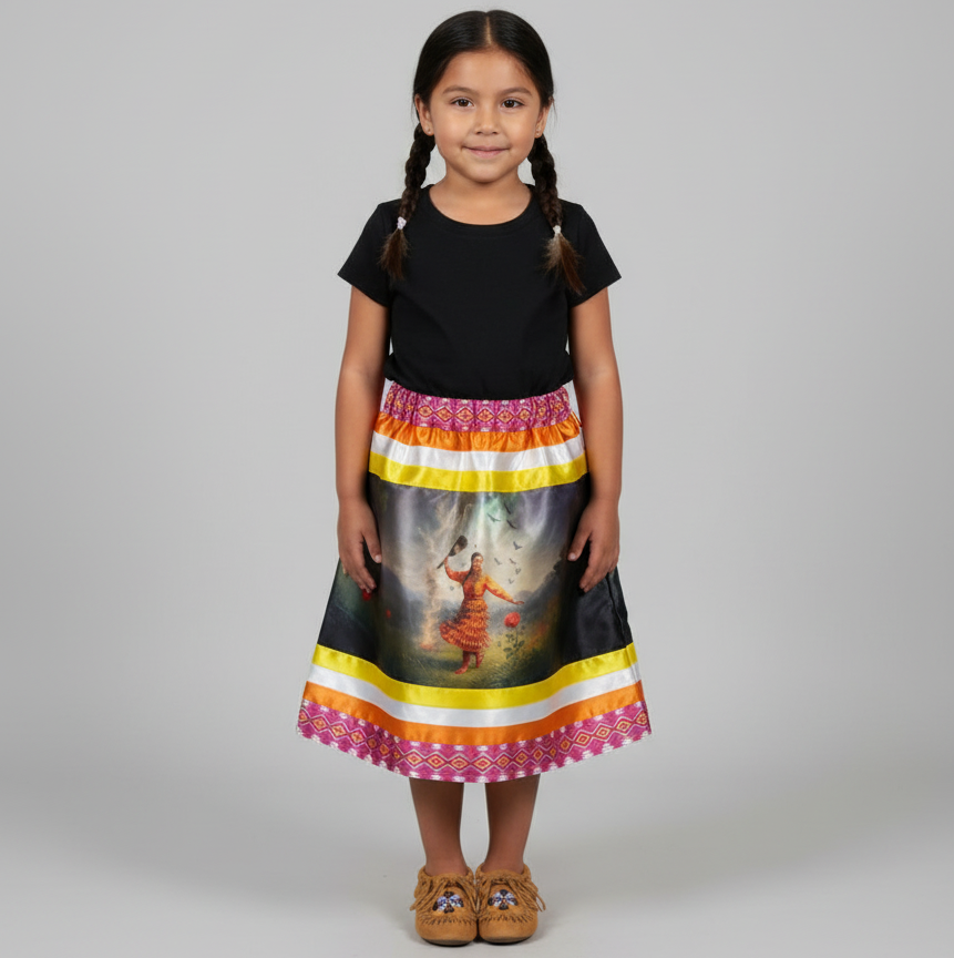 OLDTRIBES™  Infants Dancing of Wind Ribbon Skirt