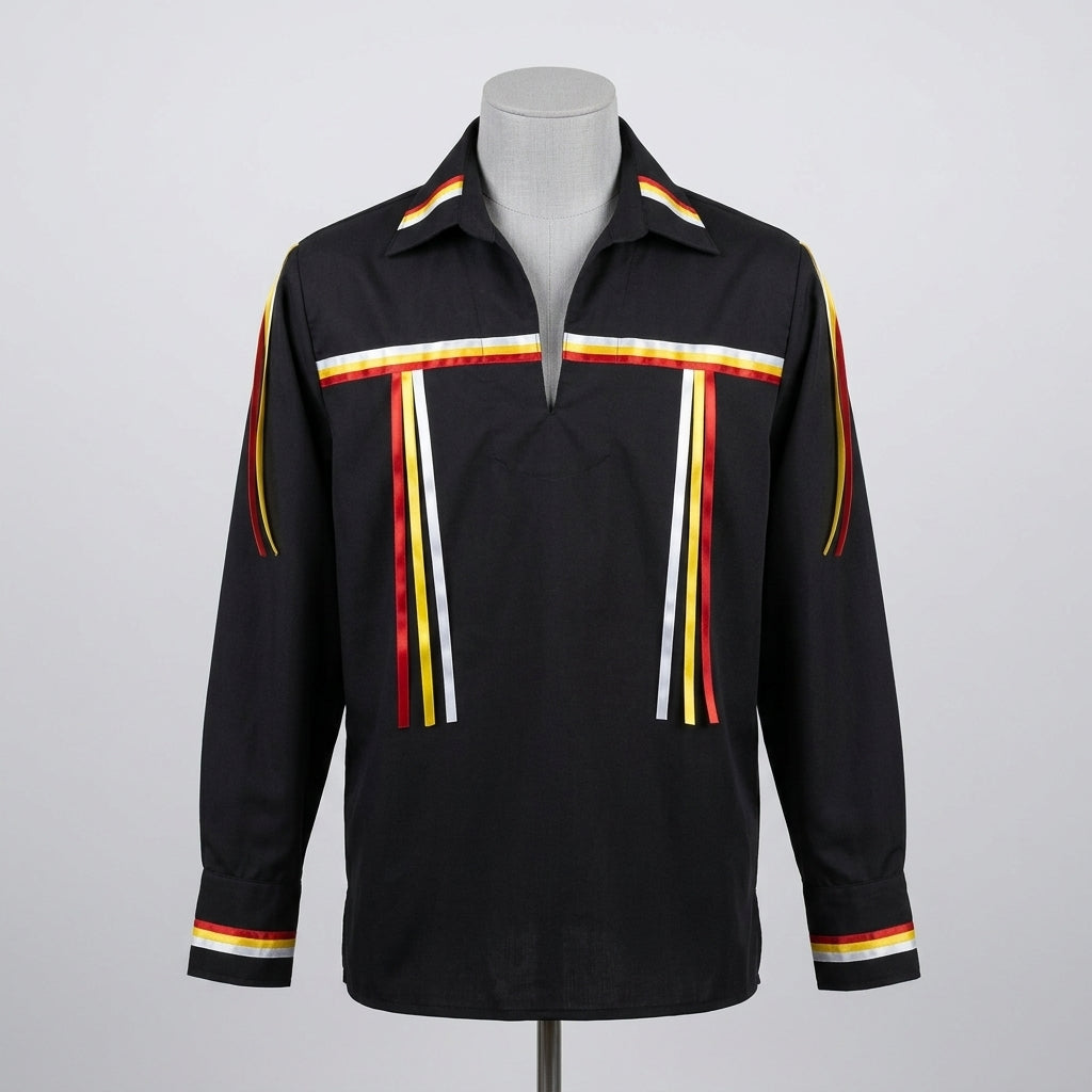 Red Yellow White Ribbon Shirt
