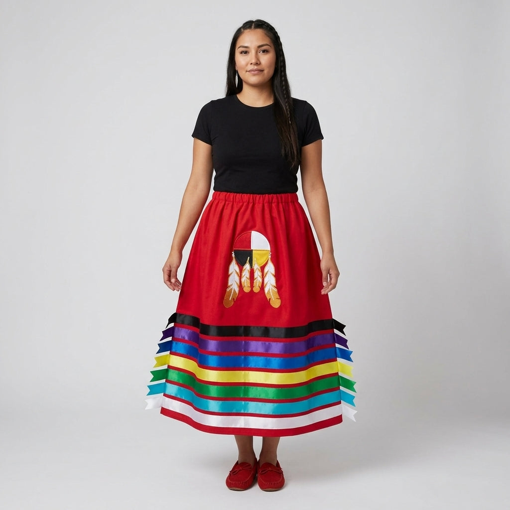 OLDTRIBES™ Four direction Ribbon Skirt