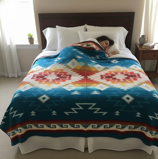 OLDTRIBES™  Native Pattern Blanket