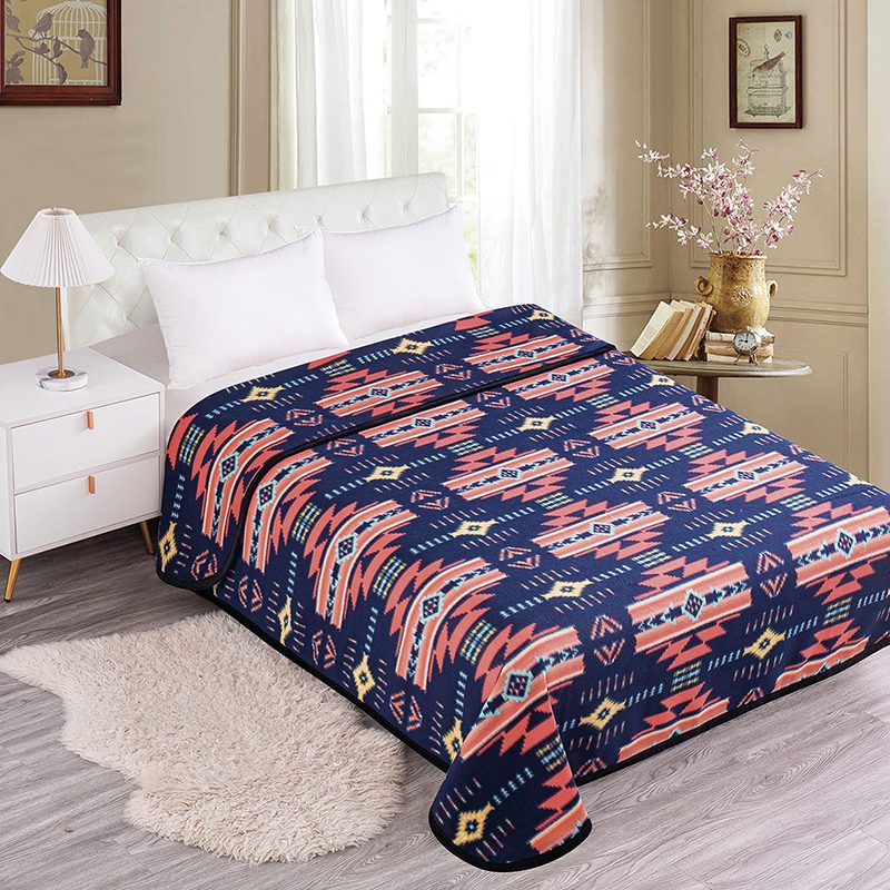 Native Butterfly Polar Fleece Blanket (Canyon)