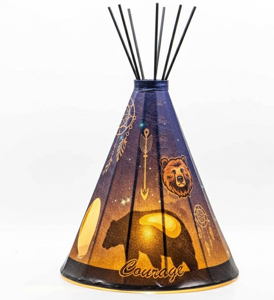 Bear Teepee Lamp