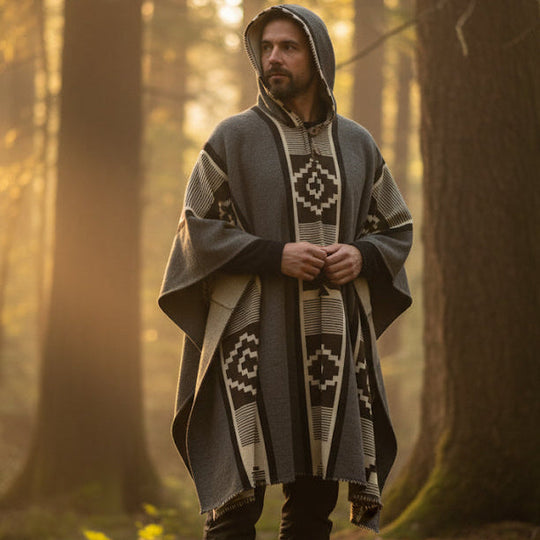 Symmetry HandMade Wool Poncho