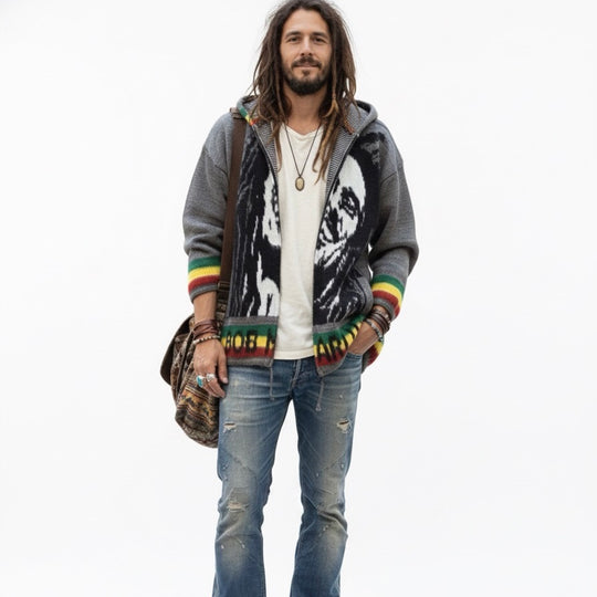 Bob Marley Unisex Alpaca Sweater