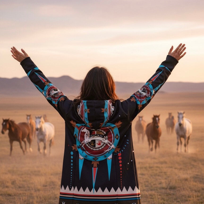 Robe 3/4 d'Onyx Stallion