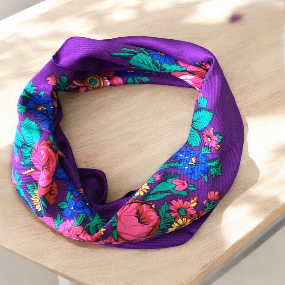 Purple Haze Kokum Scarf – OldTribes - Main Image