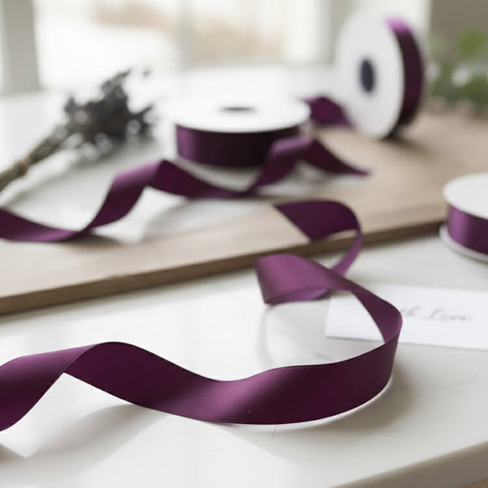 30 Meter Double Face Purple #793 Ribbon Roll