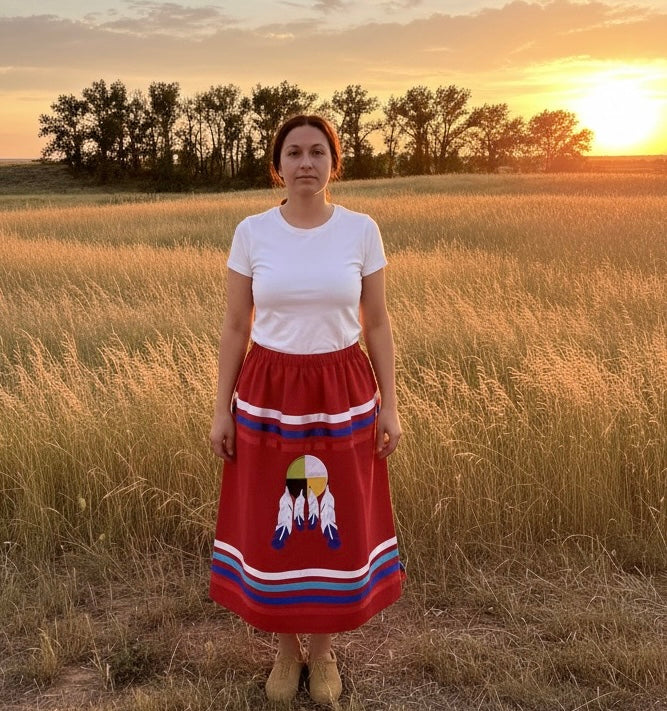 Jupe ruban avec attrape-rêves