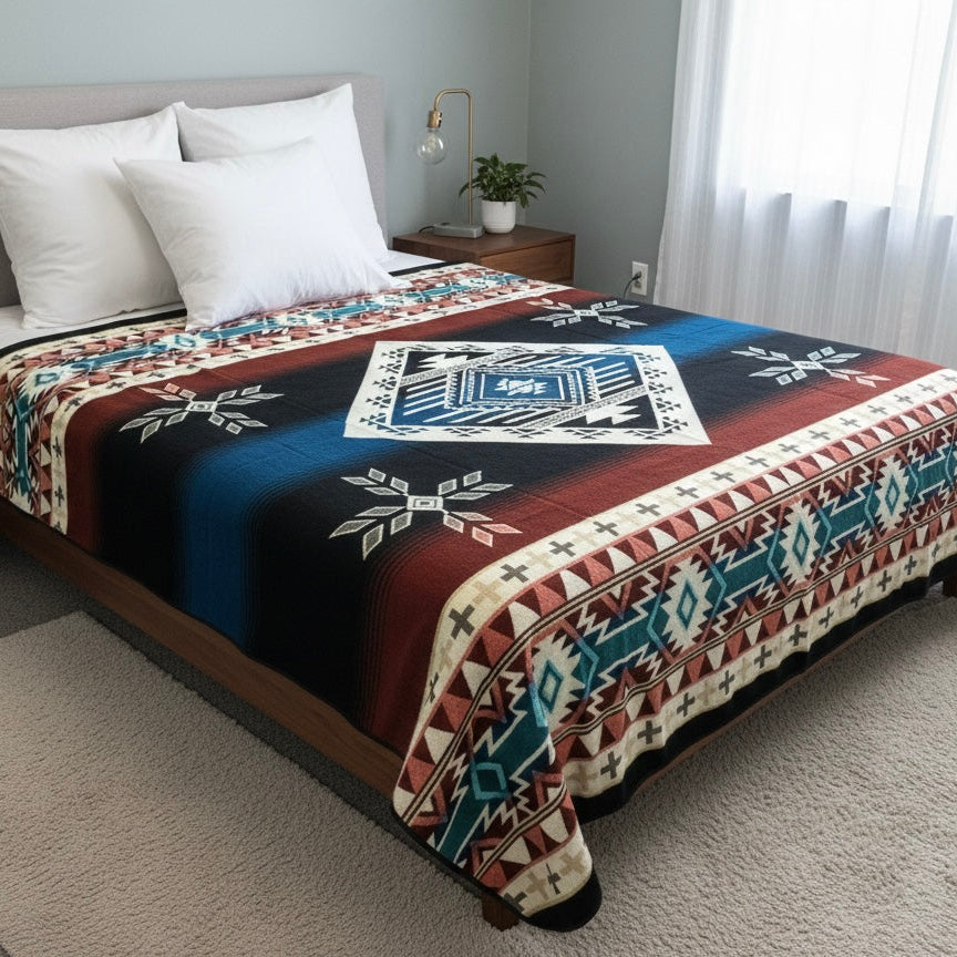 OLDTRIBES™ Spirit Trail Alpaca Blanket