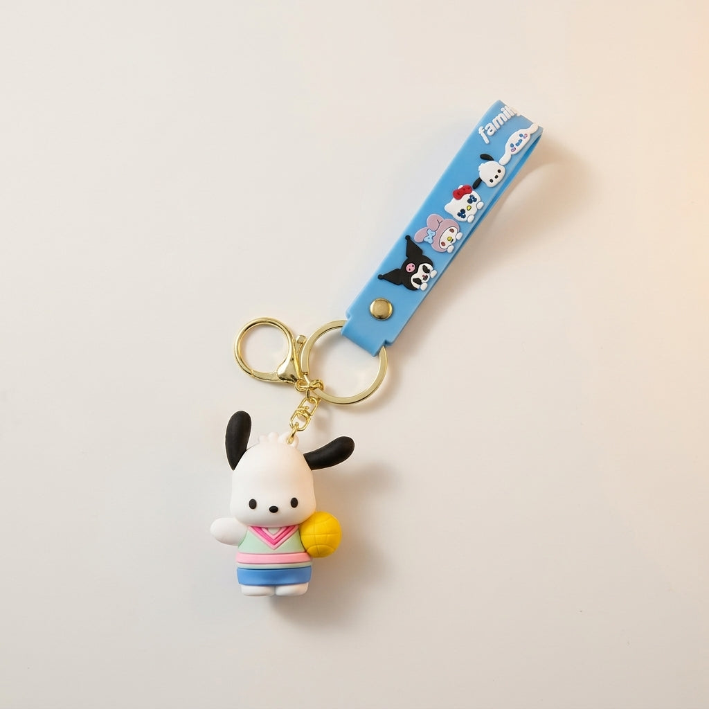 Family 3D Character Keychains
