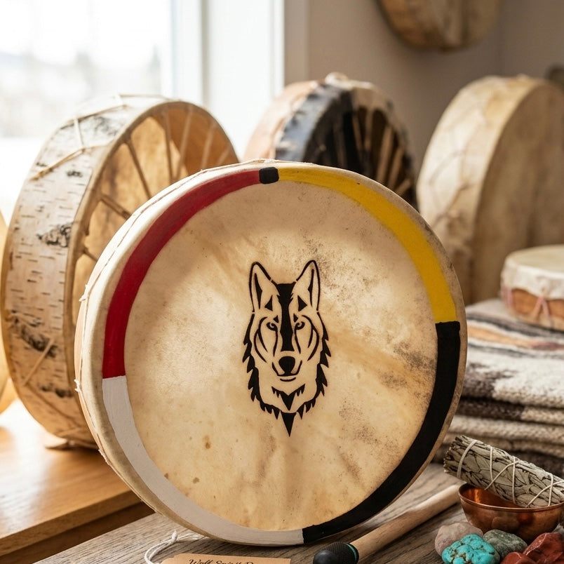 Wolf 12” Hand drum
