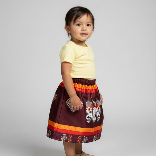 OLDTRIBES™  Infants Eagle  Ribbon Skirt