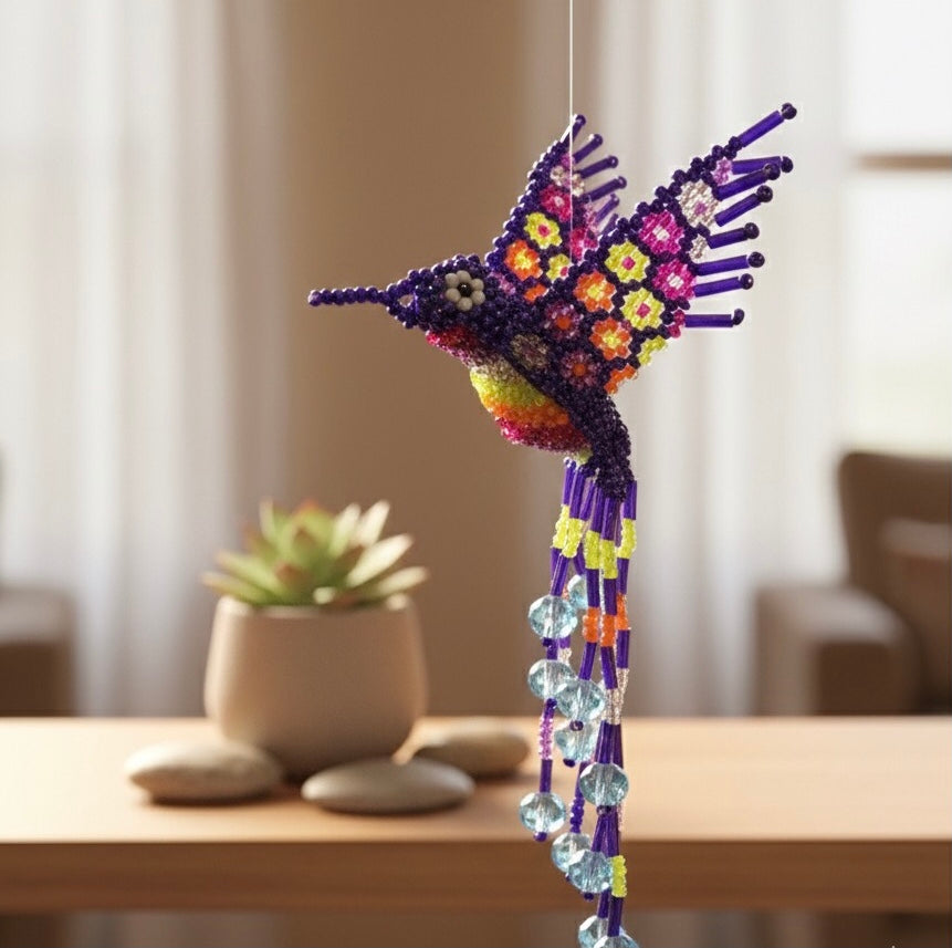 Colibri perlé pêche