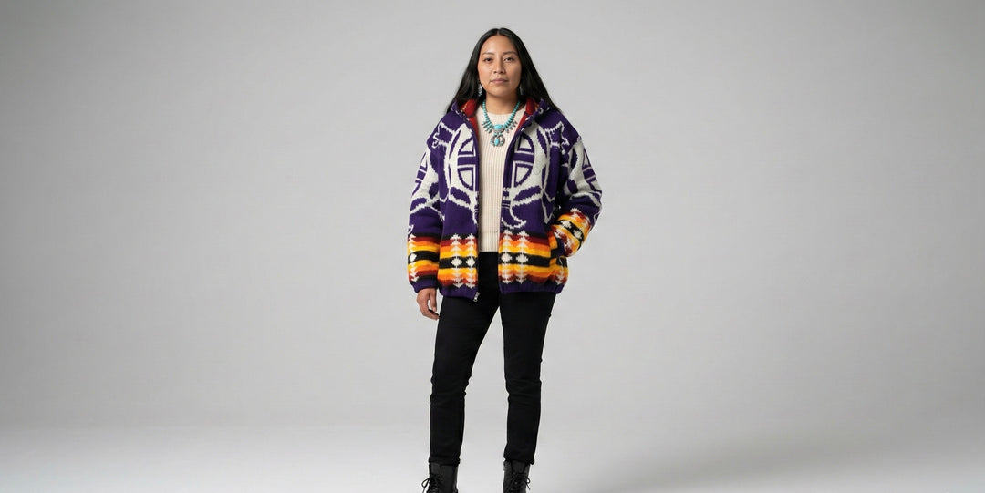 Pull unisexe en alpaga motif tortue