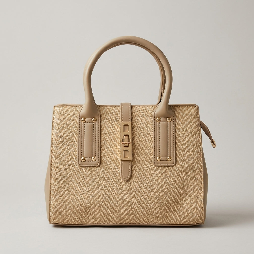 Heritage Chevron Satchel