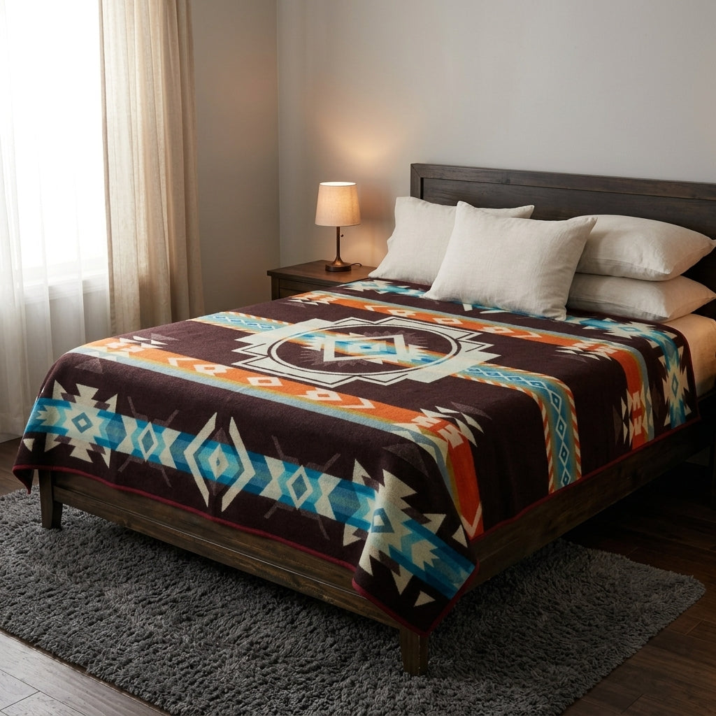 Four Winds Alpaca Blanket