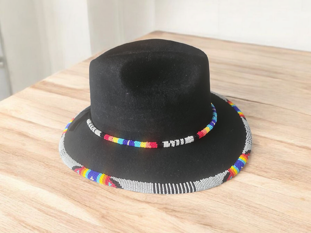 SIZE-59 Handmade Beaded Hat