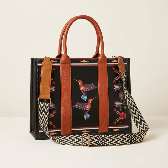 OLDTRIBES™  Hummingbird Bag Black