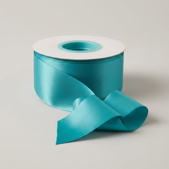 Satin Ribbon Double Face-Teal 