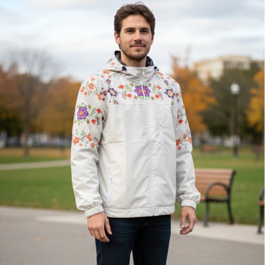 OLDTRIBES™ Creamflower Windbreaker (Beige)