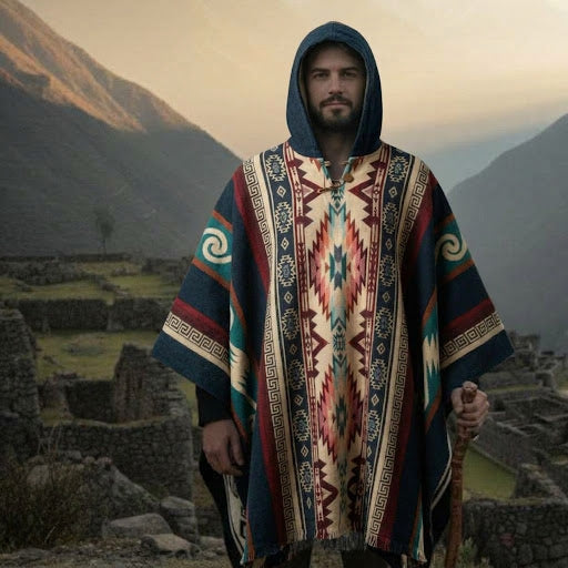 Tribal HandMade Wool Poncho