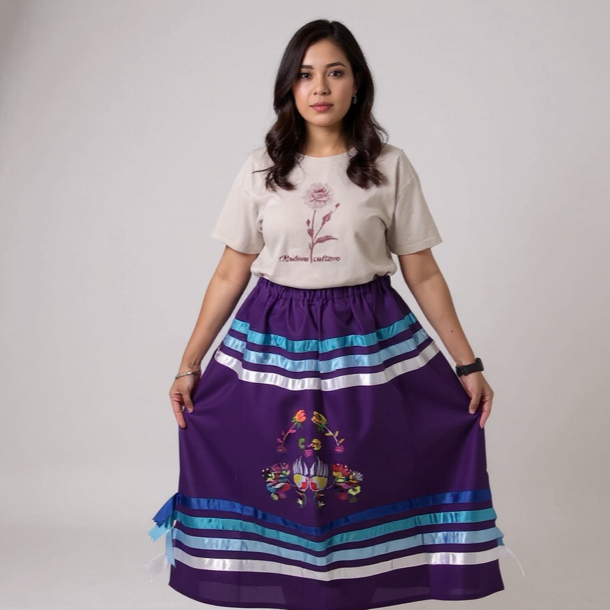OLDTRIBES™ Paws & Petals  Ribbon Skirt