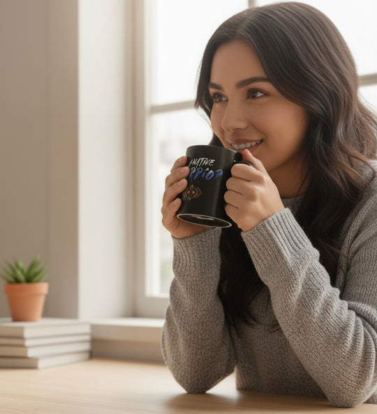 OLDTRIBES™ Southwestern Style Black Ceramic mug